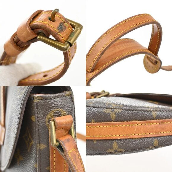 LOUIS VUITTON Chantilly PM Shoulder Bag Monogram Leather Brown - Picture 8 of 16